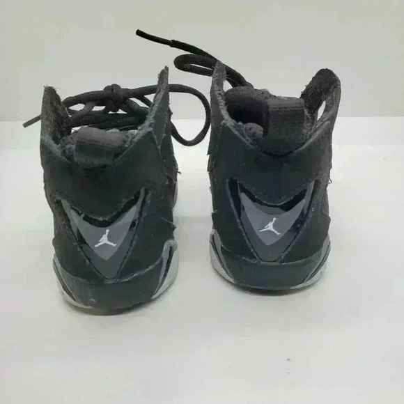 Nike Air Jordan True Flight sneakers 7c  toddler 343797-010 Black shoes - Picture 2 of 4